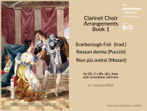 Clarinet Choir Arrangements Book 1